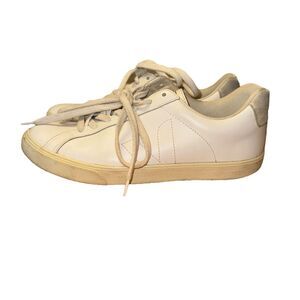 Veja Esplar Sneakers Women's Size 8 White Leather Suede Lace Up Casual